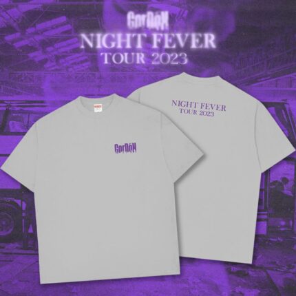 GorDoN NIGHT FEVER TOUR 2023 Tee (灰)