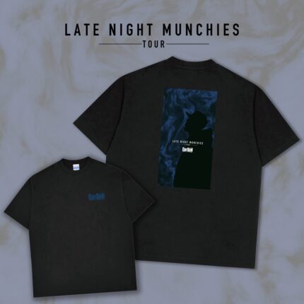 GorDoN LATE NIGHT MUNCHIES 厚磅Tee (黑)