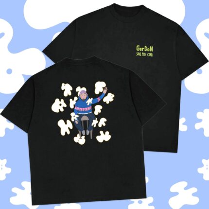GorDoN SOUL FOOD COMA 寬版落肩Tee (黑)